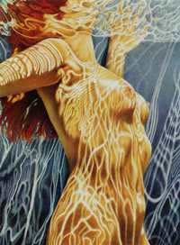 Patterson painting with colored pencil