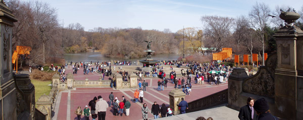 The Gates in Central Park - Bethesda fountain