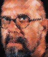 Chuck Close self-portrait