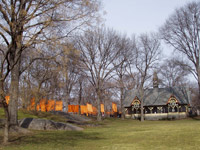 The Gates in Central Park - dairy hut