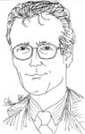 Giles caricature by Jesse Richards