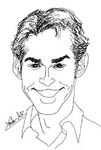 Xander caricature by Jesse Richards
