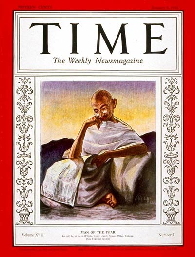 Mohandas Gandhi Time magazine