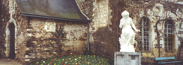 Angers, France statue