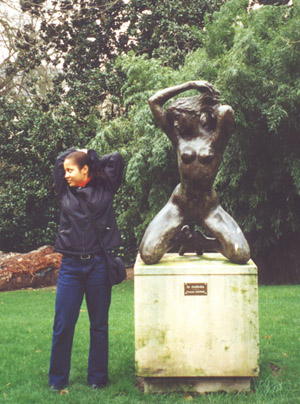 Angers, France statue