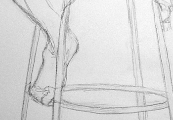 closeup stool